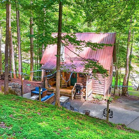 Villa Charming Roaring Gap Cabin With Patio And Fire Pit! Abshers Exterior foto