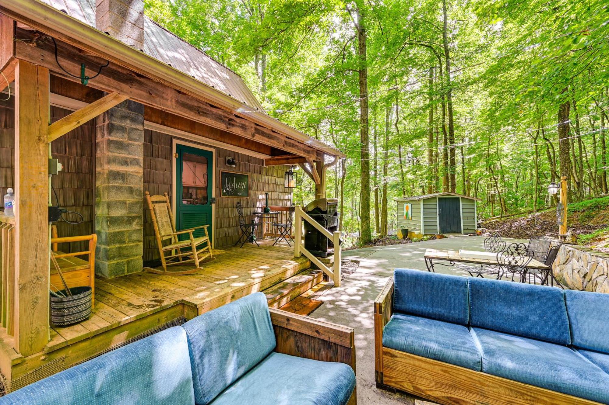 Villa Charming Roaring Gap Cabin With Patio And Fire Pit! Abshers Exterior foto